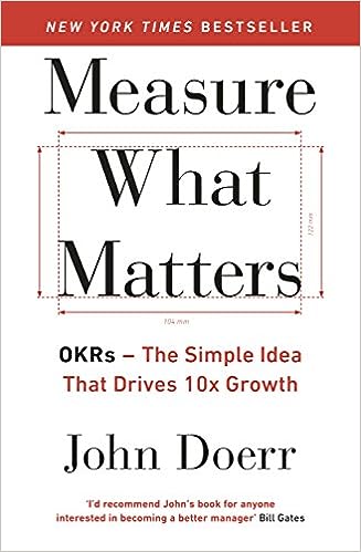OKR Book John Doerr: Measure What Matters: The Simple Idea that Drives 10x Growth